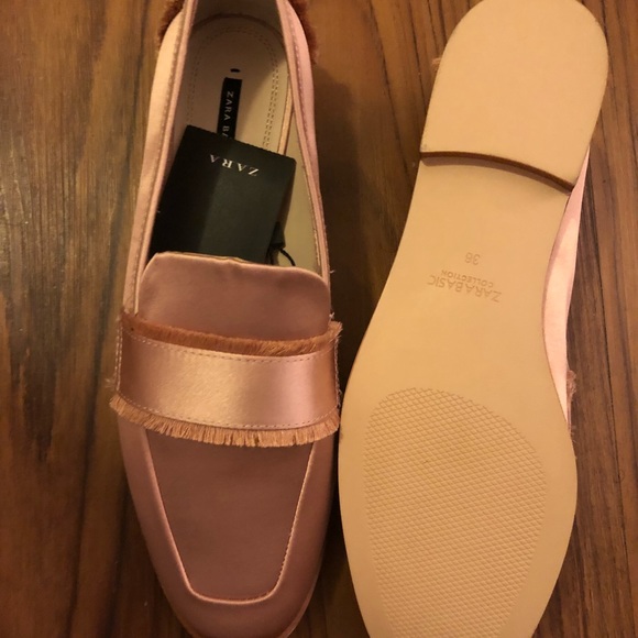 Sale!! Zara satin loafers flats - Picture 6 of 6
